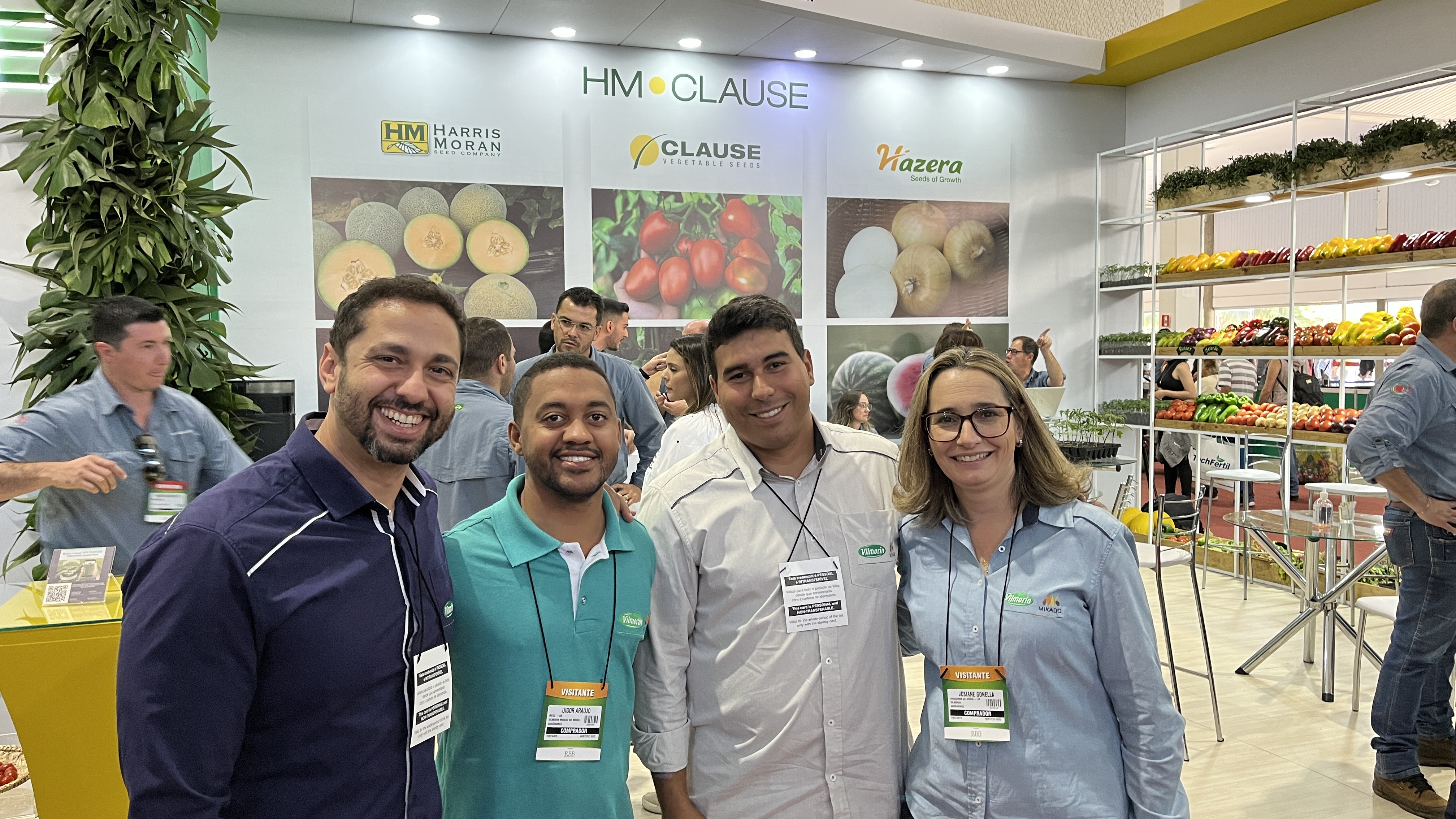 Equipe na Hortitec 2022